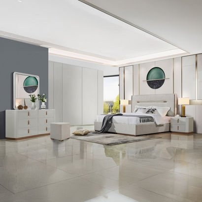 Grande 6-Piece King Bedroom Set - 180x200 cm