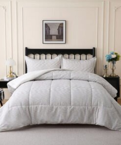 Braxton Space 3-Piece Dyed Twin Jacquard Comforter...