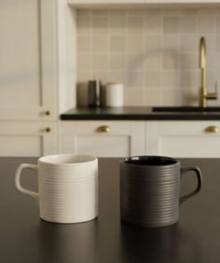 Donna Stoneware 2-Piece Mug Set - 200 ml