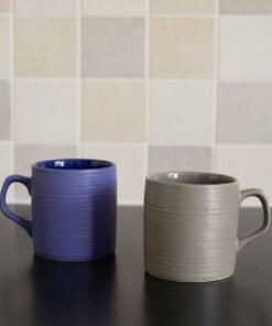 Donna Stoneware 2-Piece Mug Set - 200 ml