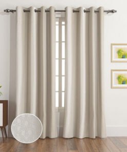 Layali Noor 2-Piece Jacquard Curtain Set - 140x240...