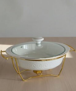 Noor Luxe Round Food Warmer - 2 L