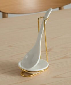 Noor Luxe Serving Spoon Rest with Holder