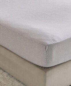Albania Geotri Cotton King Fitted Sheet - 180x200+...