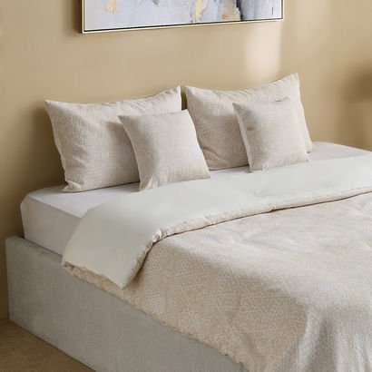Weave Elegance Schiffli 5-Piece King Comforter Set...