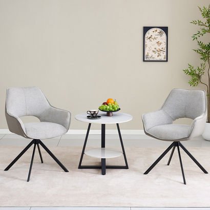 Movo Shelly 2-Seater Sintered Stone Tea Set