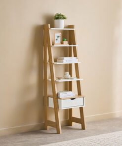 Parker Jude 4-Tier Bookcase Multipurpose Shelving ...