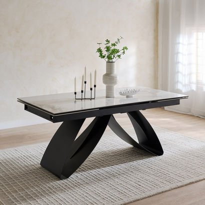 Majesty 6-10 Seater Sintered Stone Top Extendable ...