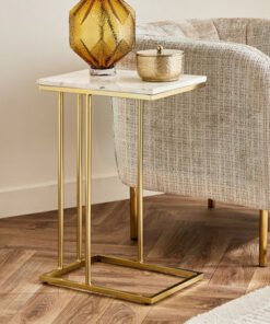 Cavon Versa Genuine Marble Top C Table