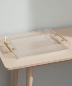 Bella Acrylic Serving Tray - 43x28x5 cm