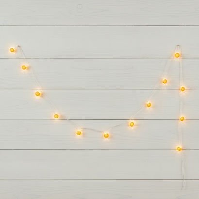 Orla 3AA 10 LED Warm White Metal Ornament String L...