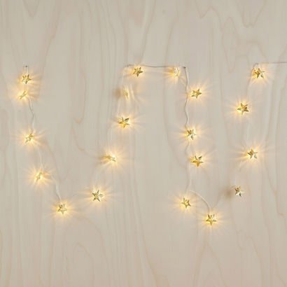 Orla 3AA 20 LED Metal Carved Star String Light - 1...