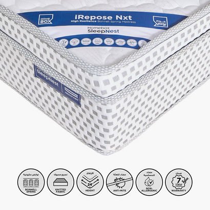 iSleepEase Repose Nxt Box Top Bonnell Spring Queen...
