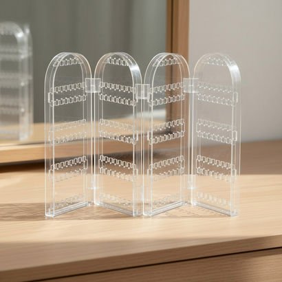 Crystal Jewellery Folding Stand - 28.2x43.8x2.5 cm