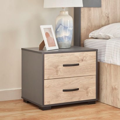 Athens Euro 2-Drawer Nightstand
