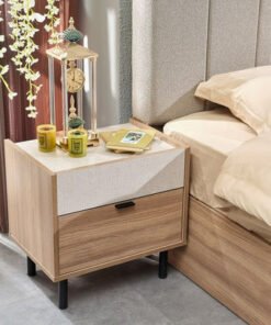Swan 2-Drawer Nightstand