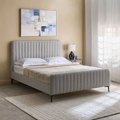 Ruby Stanley Upholstered Queen Bed - 160x200 cm