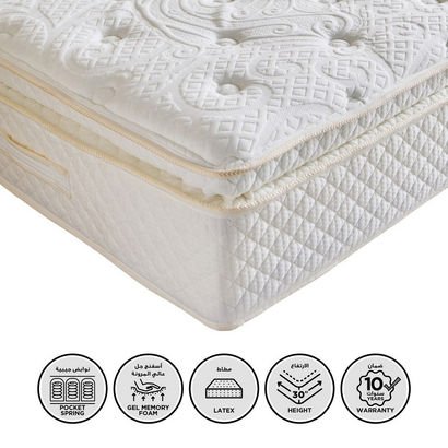 i-Dormira Hybrid Hotel Collection Gel Memory Foam ...