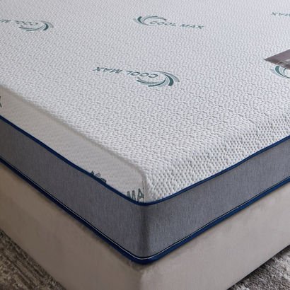 iSleepLuxe iCooltex Natura Latex Cooling Fabric Me...