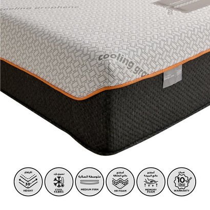 iSleepLuxe iCooltex Contour Pro Air Memory Foam HR...