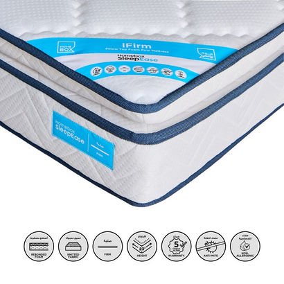 SleepEase iFirm Pillow Top Foam Extra Firm Single ...