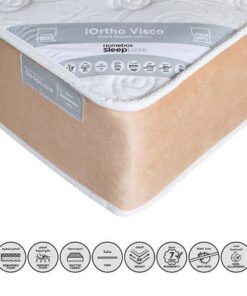 iOrtho Visco SleepLuxe Firm Rebonded Foam Queen Ma...