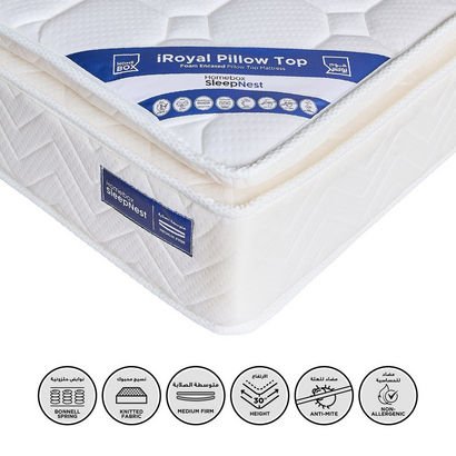 iRoyal Pillow Top SleepNest Medium Firm Bonnell Sp...