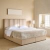 Angelic Linear Upholstered King Bed - 180x200 cm
