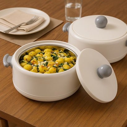 Atlanta Double Wall Hot Pot Casserole - 3 L