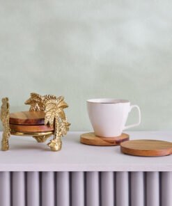 Sands & Palms Sahra 4-Piece Decorative Coaster Set...