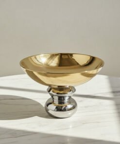 Aurum Titany Vianna Decorative Footed Bowl - 26.5x...