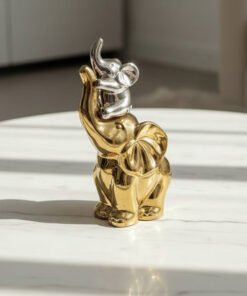 Aurum Titany Vianna Decorative Elephant with Calf ...