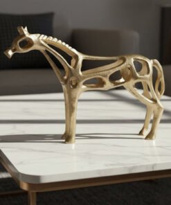 Casa Luxe Decorative Horse Sculpture - 43x9x30 cm