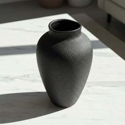 Alora Monochrome Decorative Vase - 16.5x16.5x25 cm