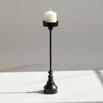 Celestial Layali Noor Decorative Pillar Candlehold...