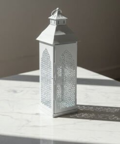 Celestial Noor Decorative Lantern - 15x15x50 cm