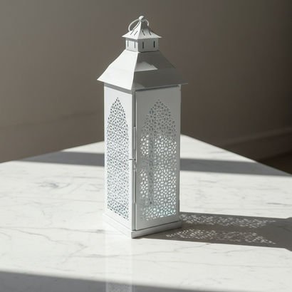 Celestial Noor Decorative Lantern - 15x15x50 cm