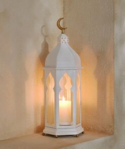 Celestial Layali Noor Decorative Lantern - 18x18x5...