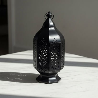 Arabesque Zaynah Decorative Cutwork Lantern - 20x2...
