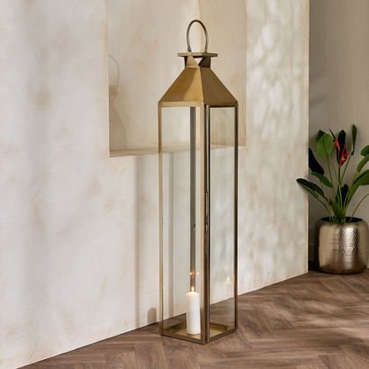 Celestial Layali Noor Decorative Lantern - 24x24x1...