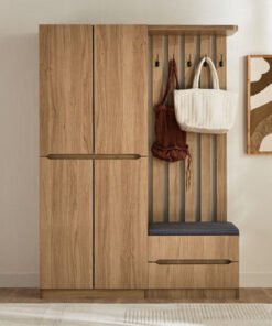 Compacto 24-Pair Shoerack with 4 Doors 2 Drawers B...