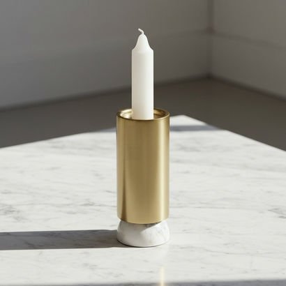 Casa Vero Decorative Pillar Candleholder - 10x10x2...