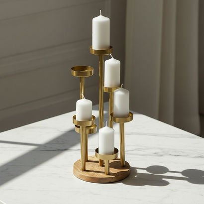 Casa Vero Decorative Pillar Candle Stand - 15.5x15...