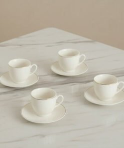 Layali Noor 8-Piece Espresso Set - 90 ml