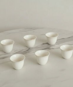 Layali Noor 6-Piece Kahwa Cup Set - 80 ml