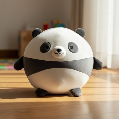 Centaur Round Panda Shaped Cushion - 34x29x26 cm