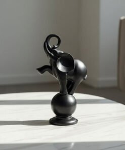 Wren Qusida Polyresin Elephant On Ball Accent - 15...