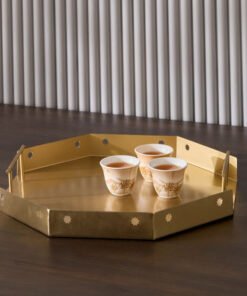 Layali Noor Serving Tray - 37.5x37.5x4 cm