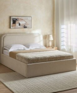 Island Opal Upholstered King Bed - 180x200 cm