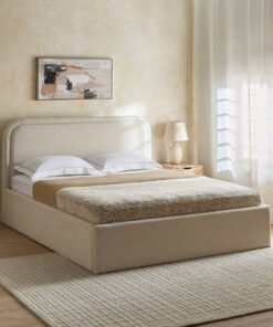 Island Opal Upholstered Hydraulic Storage King Bed...
